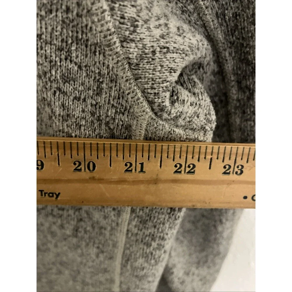 THE NORTH FACE Men's Gordon Lyons 1/4 Zip Fleece Pullover Grey Size Large